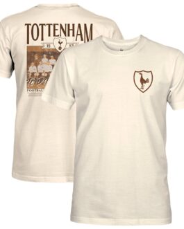 Tottenham Hotspur 1863FC Vintage Photo T-Shirt – Cream